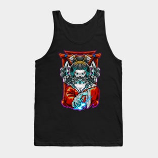 Geisha cyber Tank Top